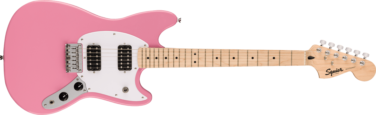 Squier Sonic Mustang HH Flash Pink