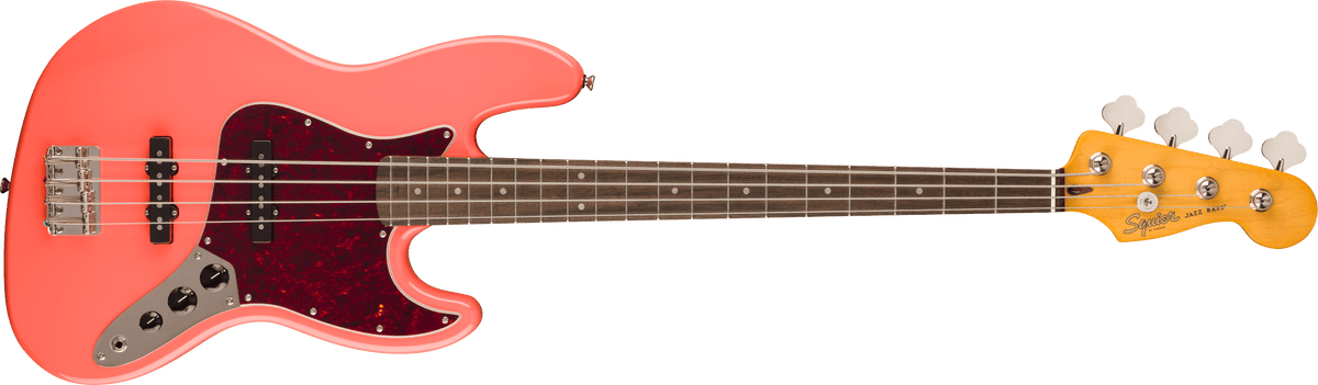 Squier Classic Vibe '60 Jazz Bass Tahitian coral