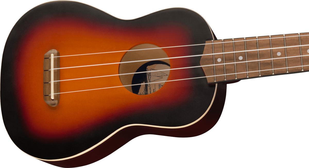 Fender Venice Soprano Ukulele WN 2 Color Sunburst