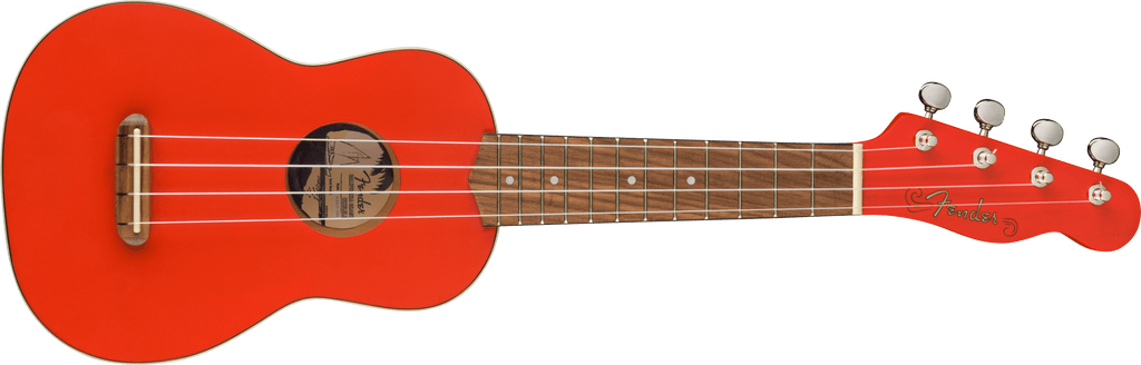Fender Venice Soprano Ukulele FSR WN Fiesta Red