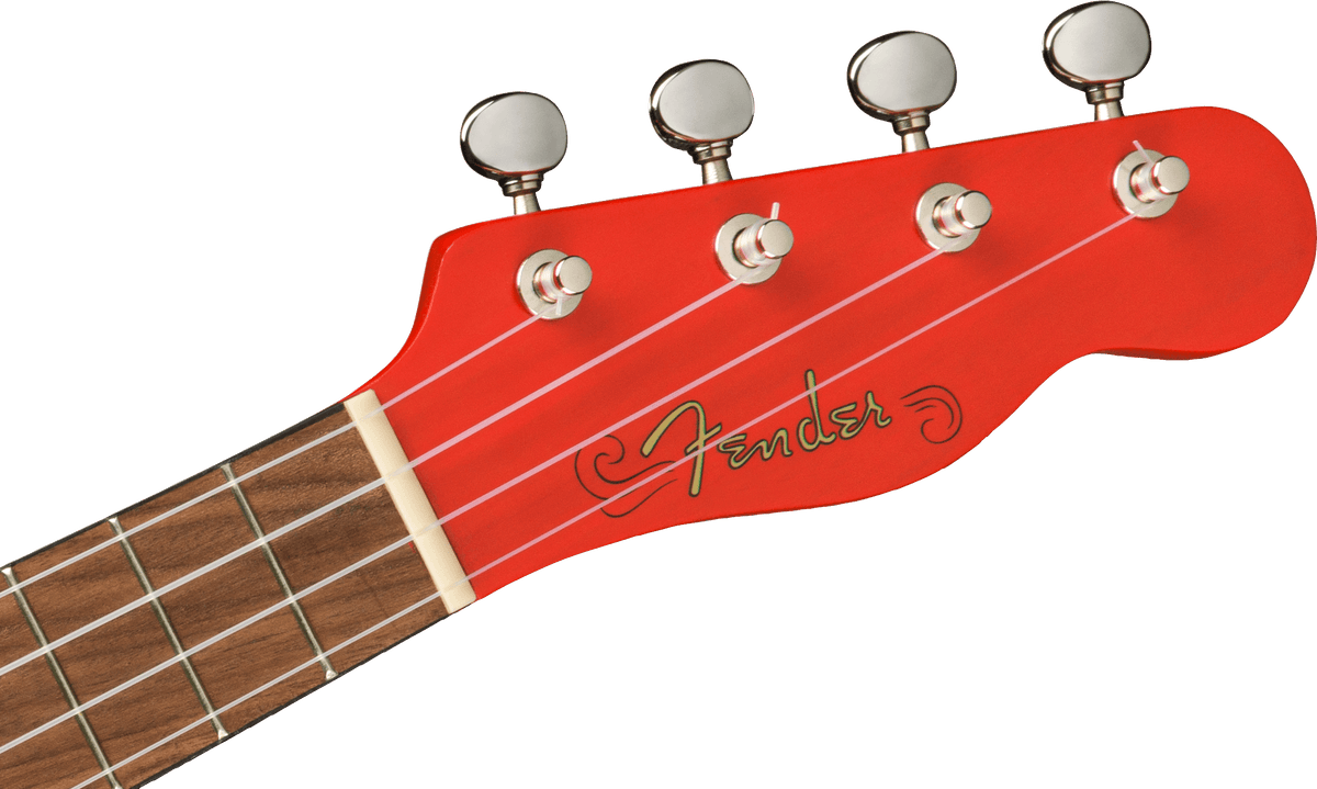 Fender Venice Soprano Ukulele FSR WN Fiesta Red