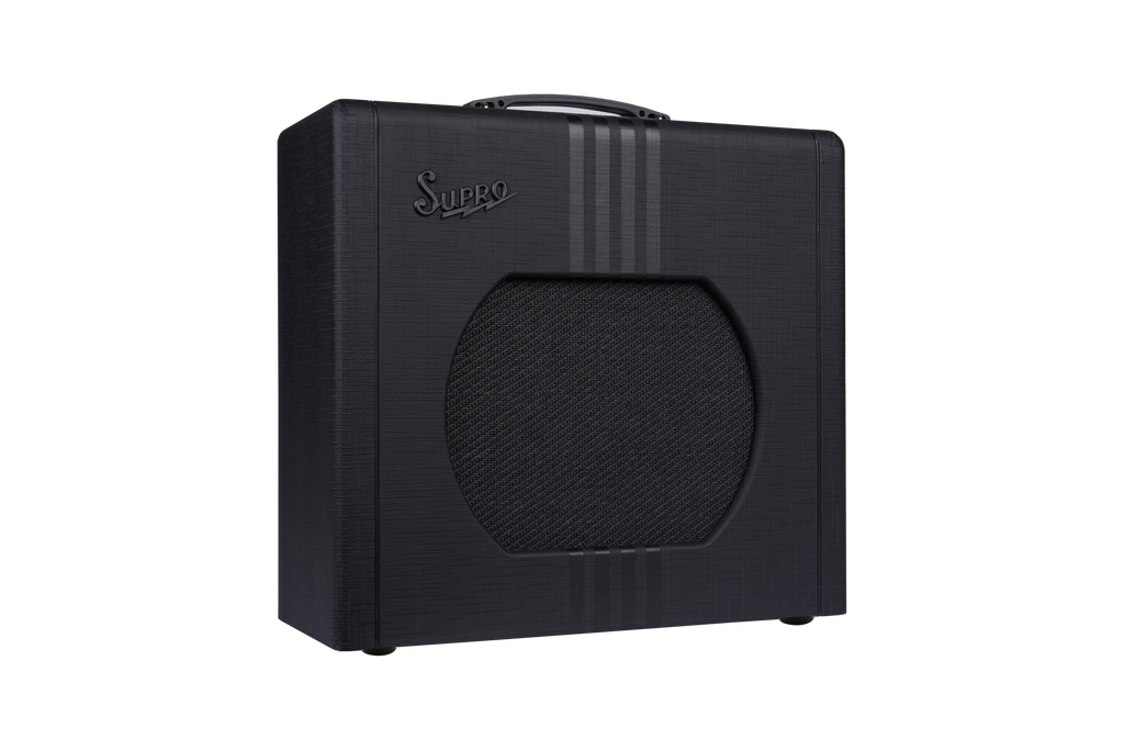Supro Delta King 12 Black &amp; Black