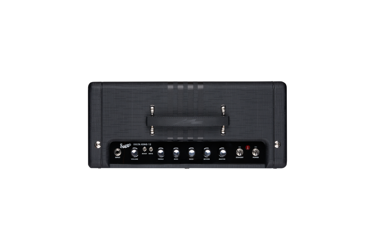 Supro Delta King 12 Black &amp; Black