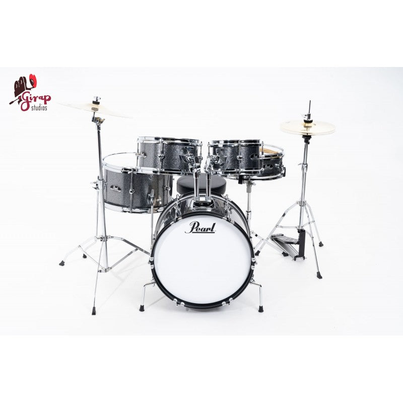 Pearl Roadshow Junior C708 Grindstone Sparkle con hardware e piatti