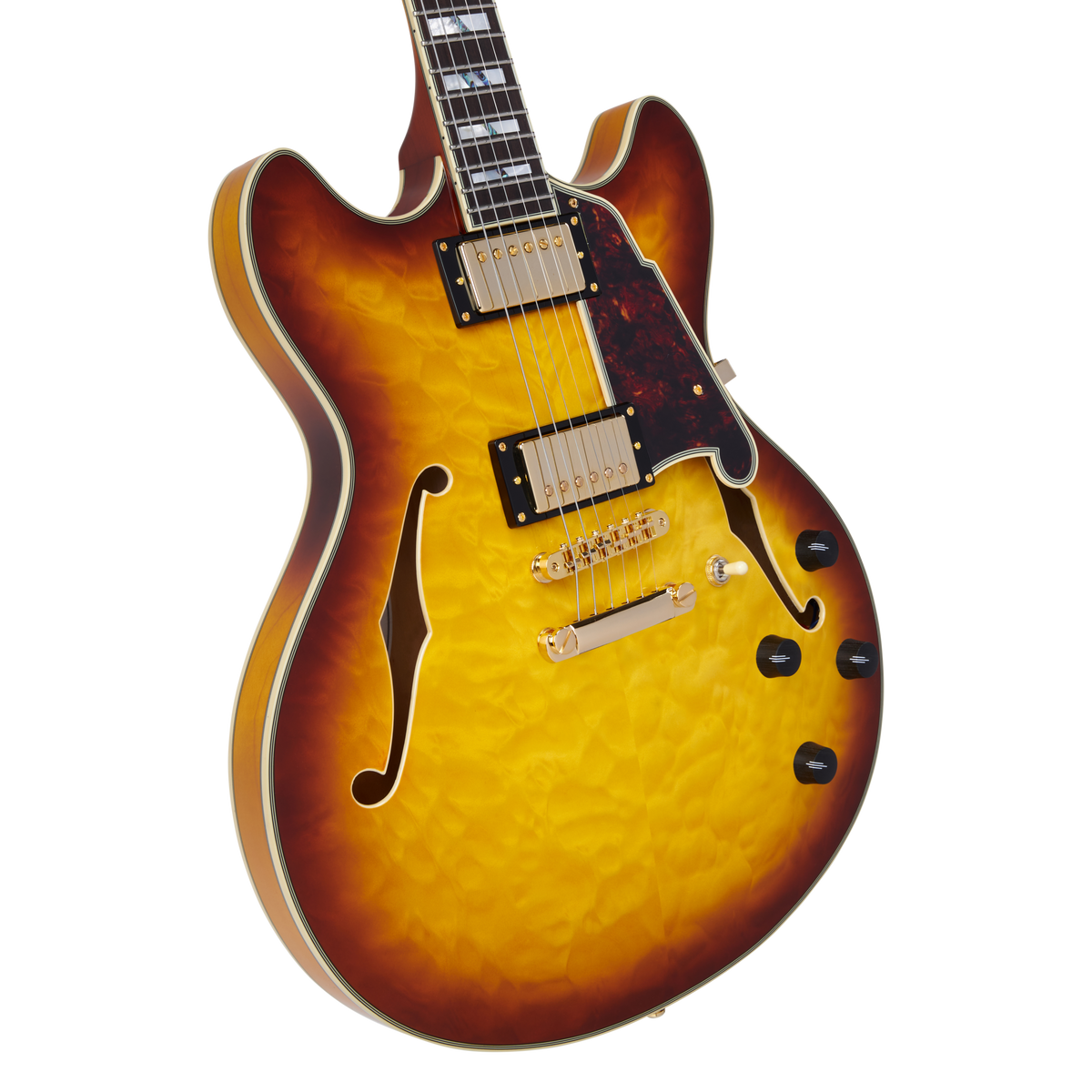 D'Angelico Excel DC XT Iced Tea Burst
