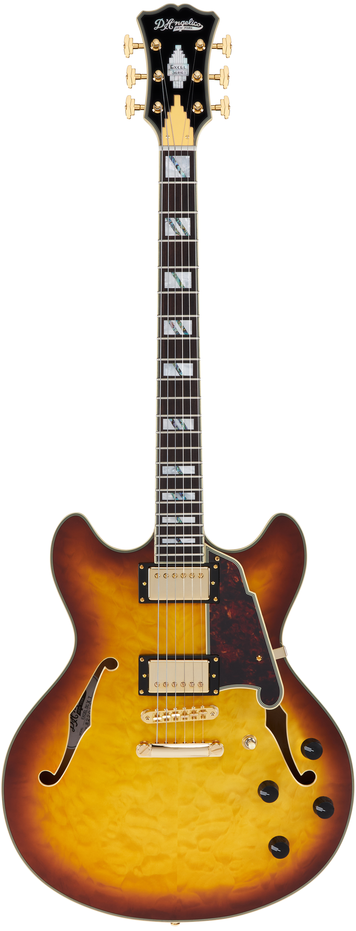 D'Angelico Excel DC XT Iced Tea Burst