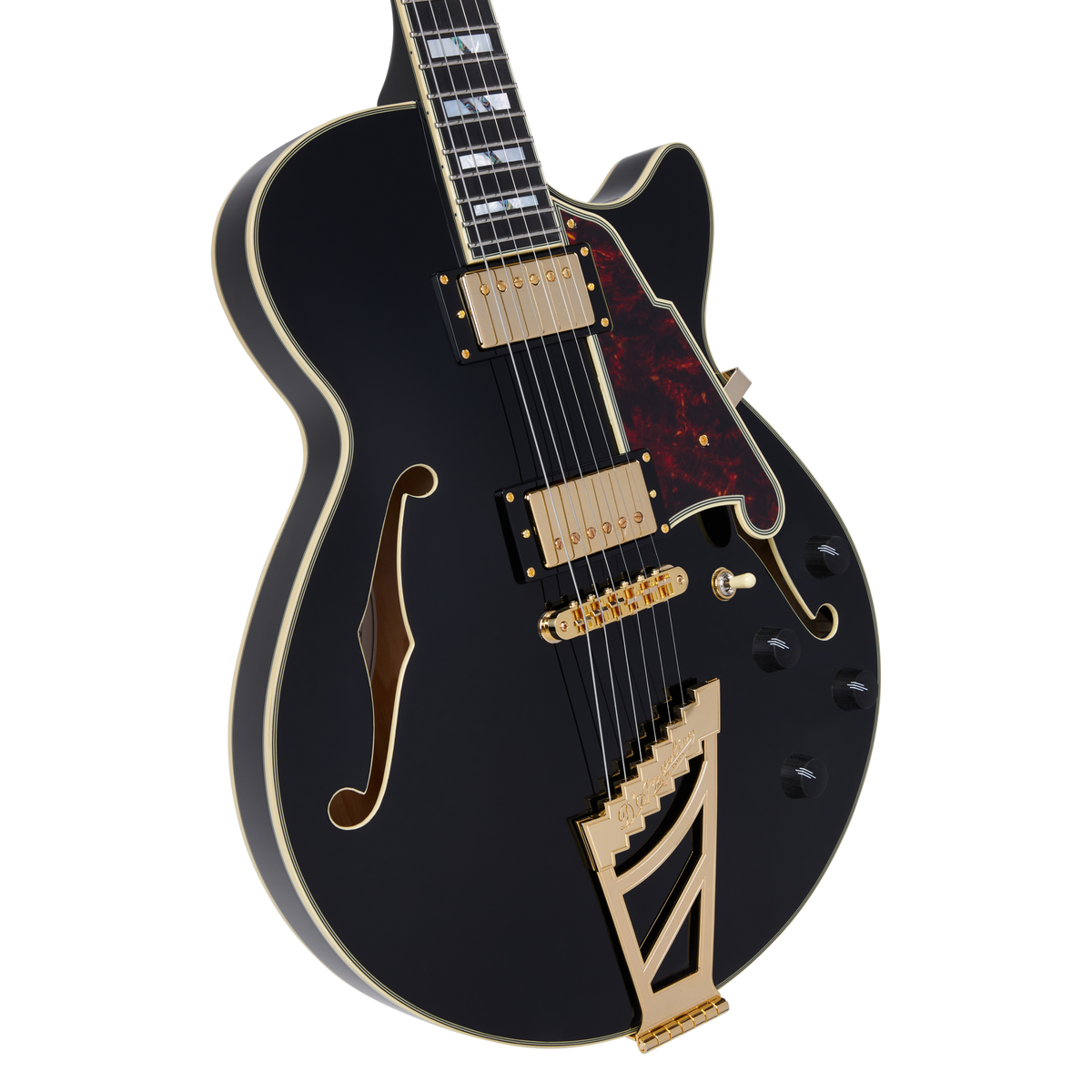 D'Angelico Excel SS Solid Black