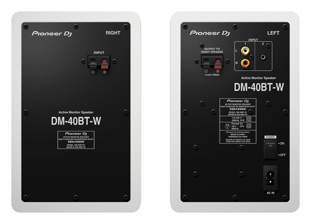 Pioneer Dj DM-40BT W White