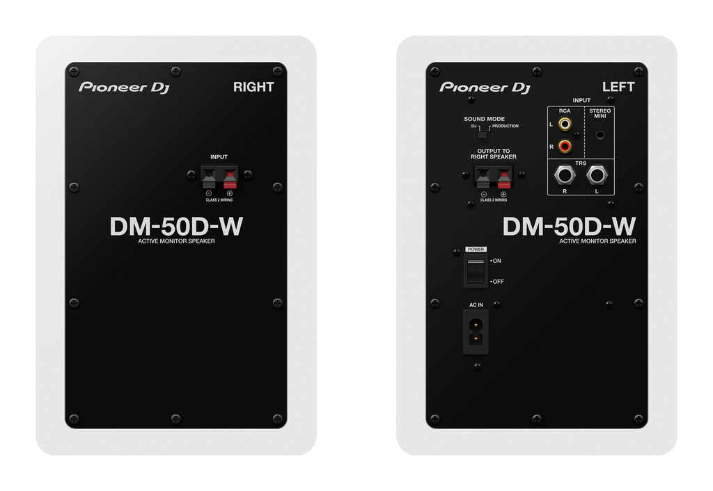 Pioneer Dj DM-50D W (White)