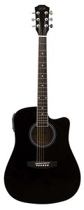 De Salvo AG1CEQ Dreadnought EQ Black