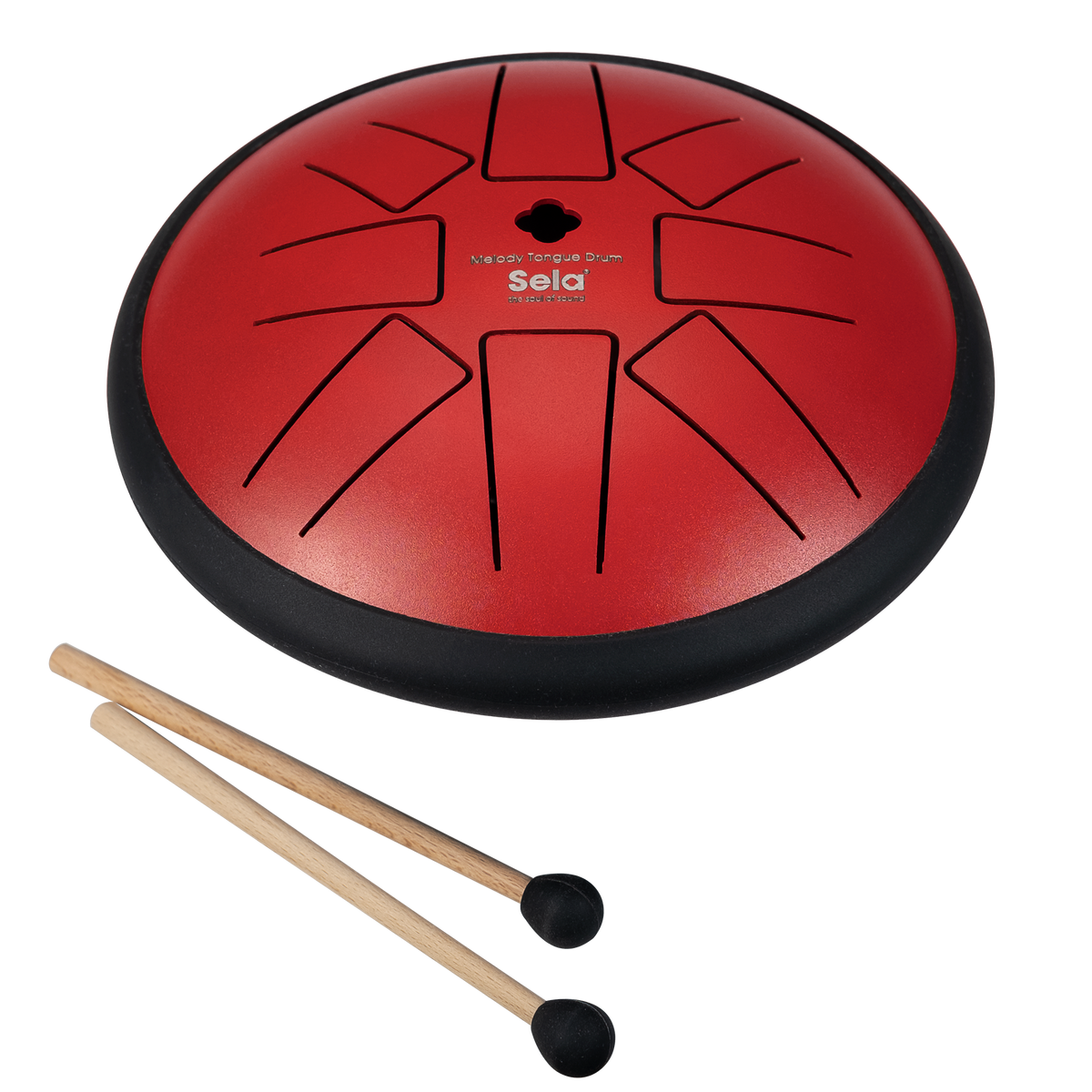 Sela Tongue Drum 6" SE 362 F minor pentatonic Red