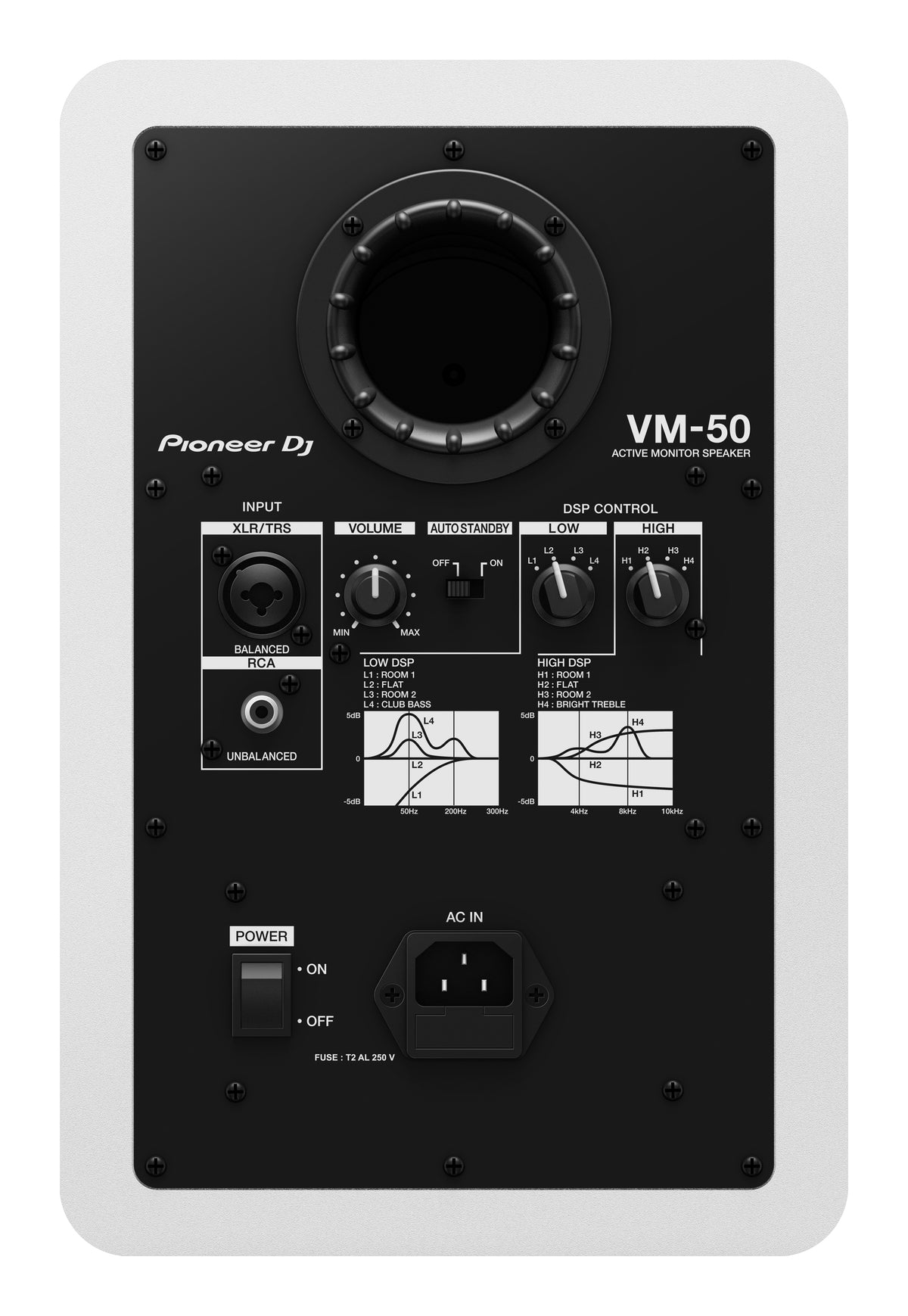 Pioneer Dj VM-50-W White (coppia)