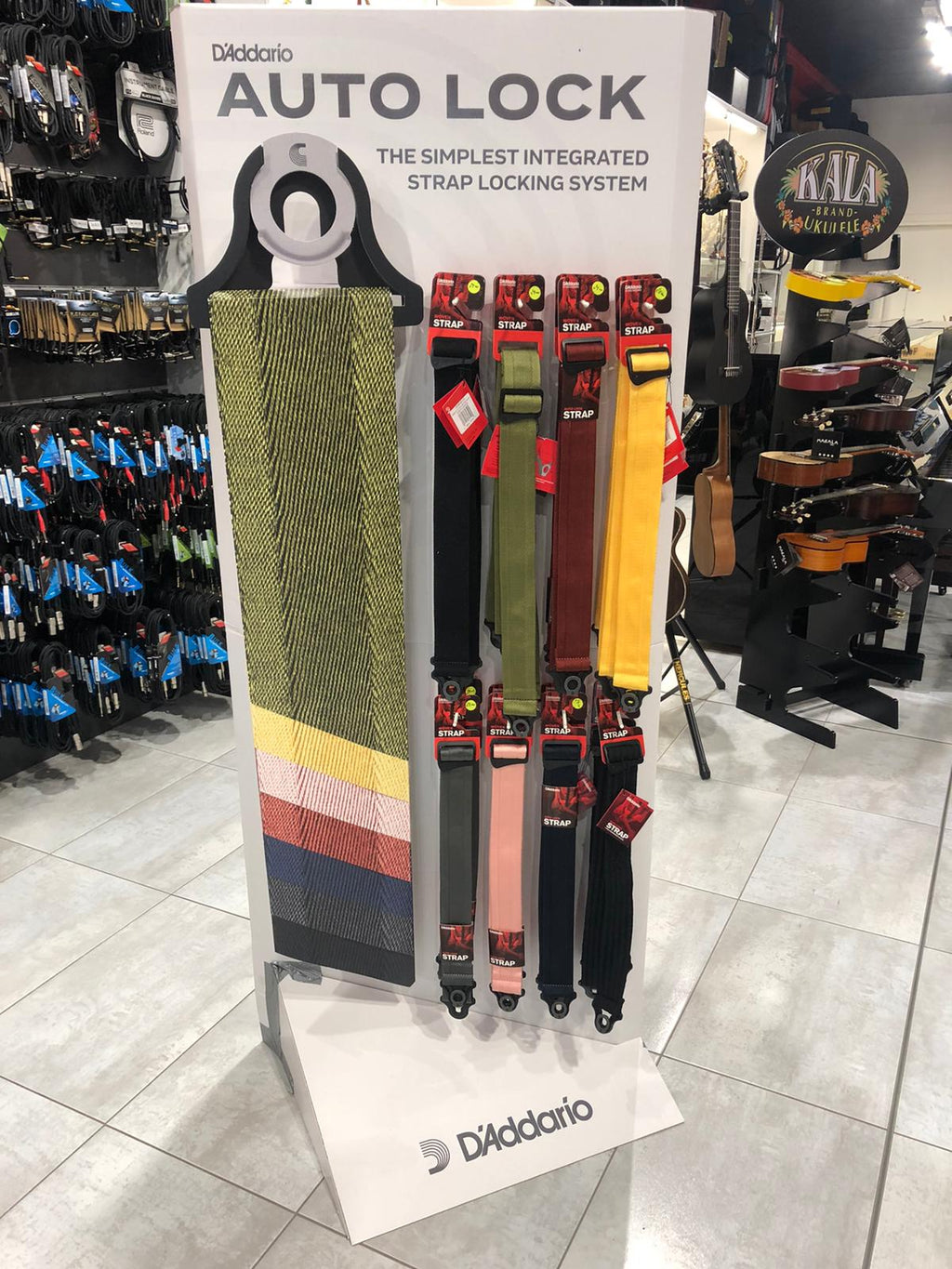 D'Addario Auto Lock Straps