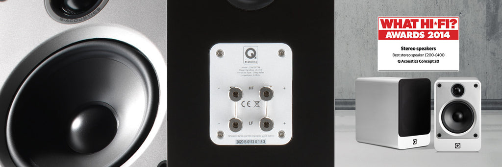 Q Acoustics Concept 20 Black (Coppia)