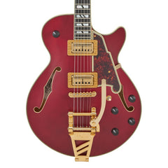 D'Angelico Deluxe Bob Weir 3 satin trans wine