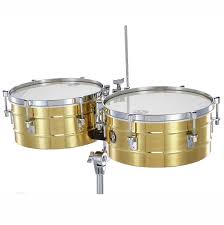 LATIN PERCUSSION LP256 B Timbales 13"-14" Tito Puente in Ottone